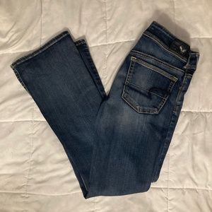 American Eagle Outfitters Super Stretch 8 Regular Flared Jeans y2k